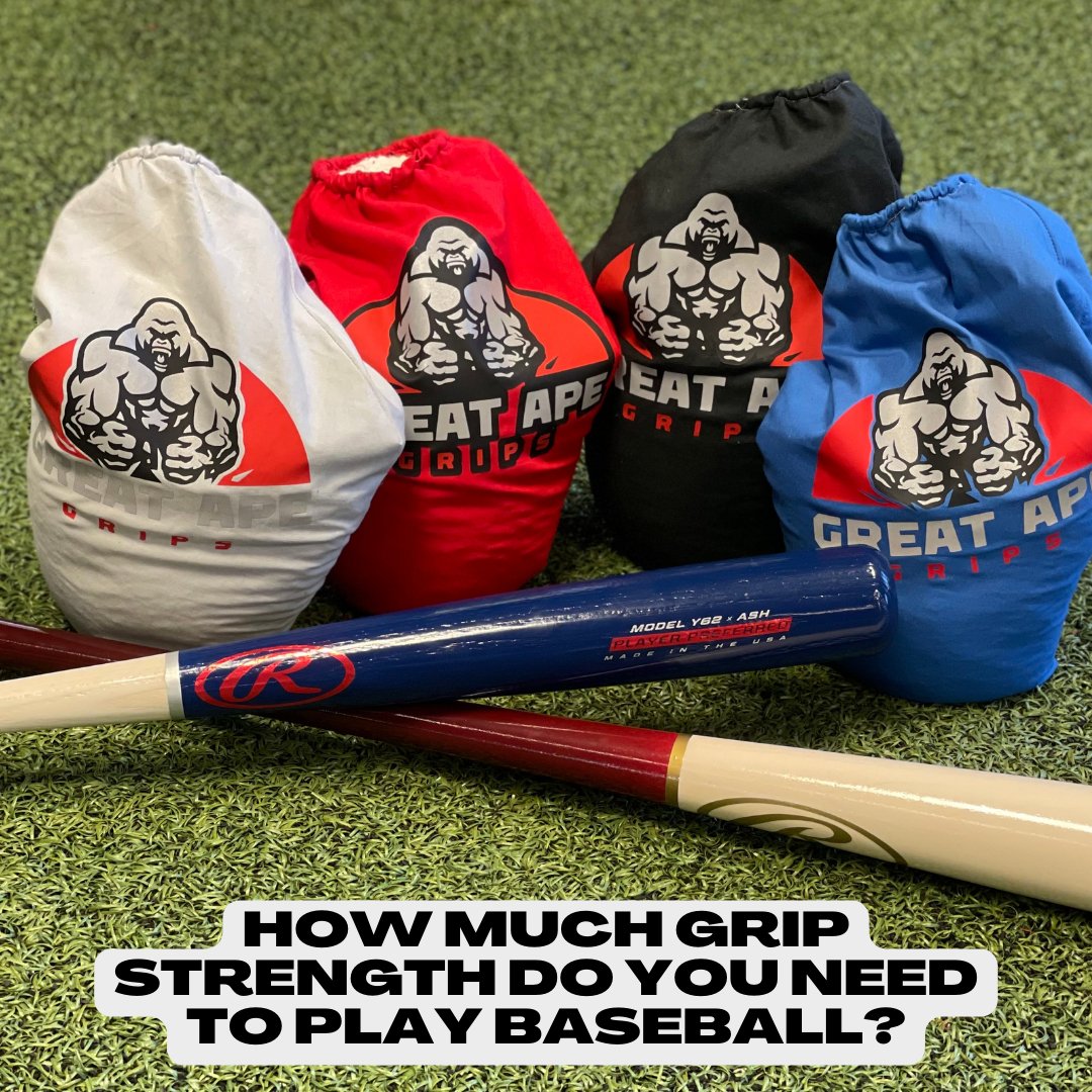 How Much Grip Strength Do You Need to Play Baseball? - Great Ape Grips